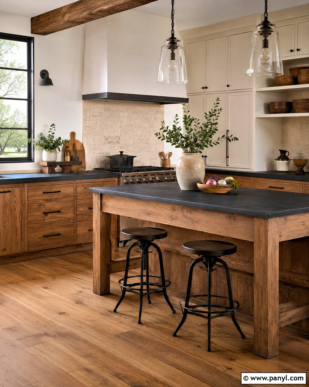 Brown Rustic Kitchen - 20 brown home aesthetic ideas