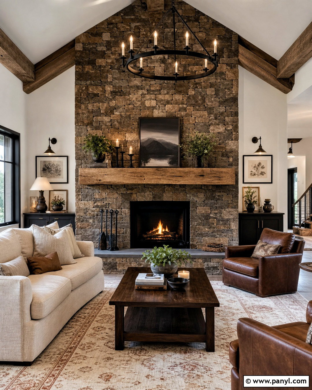 20 Brown Accent Wall Living Room Ideas for a Cozy Update