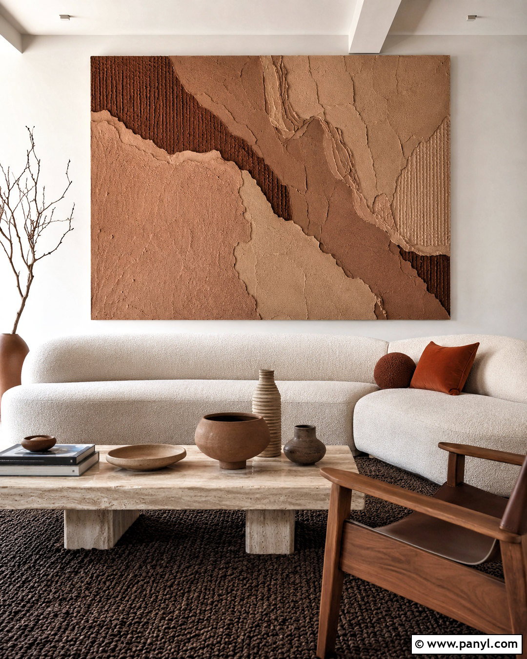 Brown Textured Wall Art - 20 brown wall art ideas