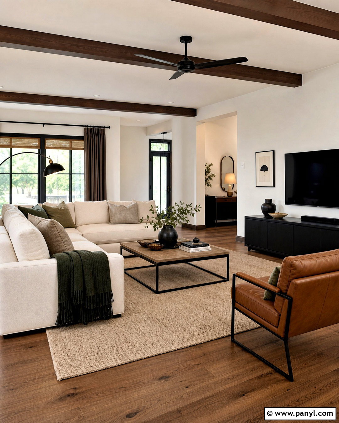 Brown Trim With Black Interior Accents - 20 brown trim interior ideas