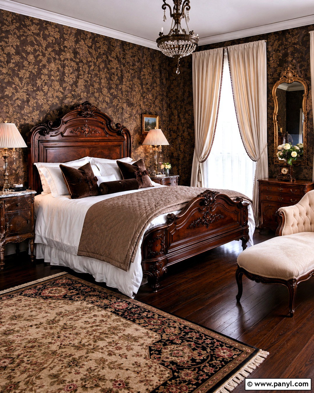 Brown Victorian Bedroom - 20 brown aesthetic vintage ideas