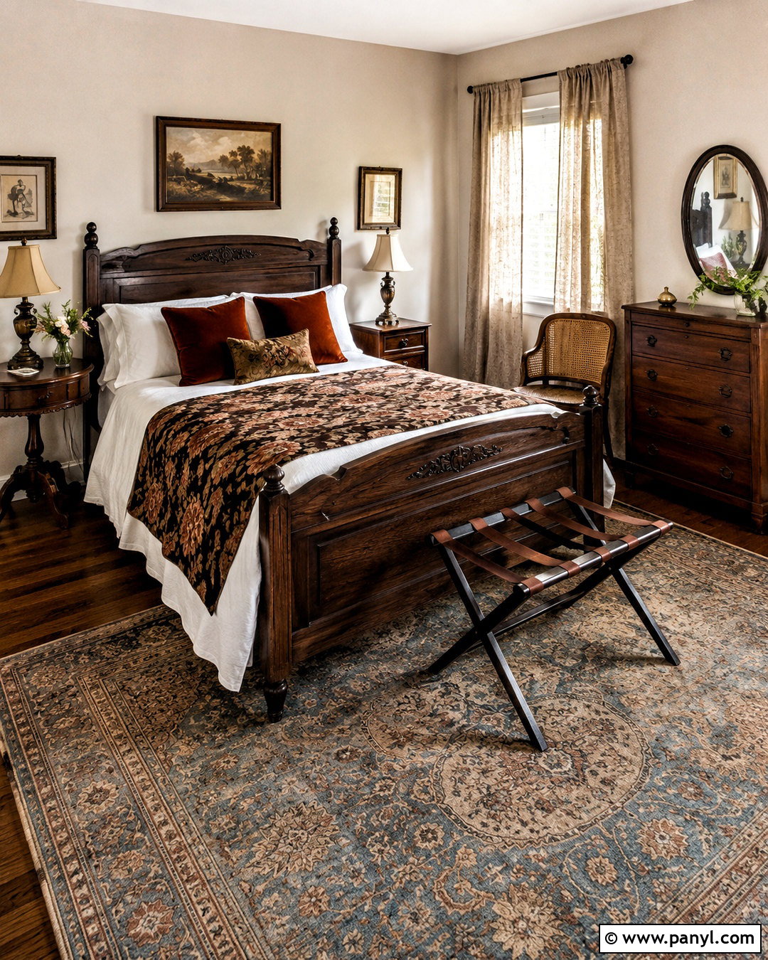 Brown Vintage Guest Room - 20 brown aesthetic vintage ideas