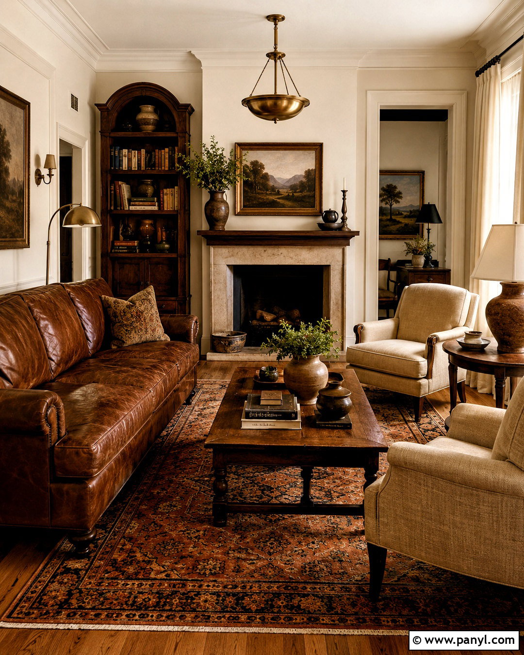 Brown Vintage Living Room - 20 brown aesthetic vintage ideas