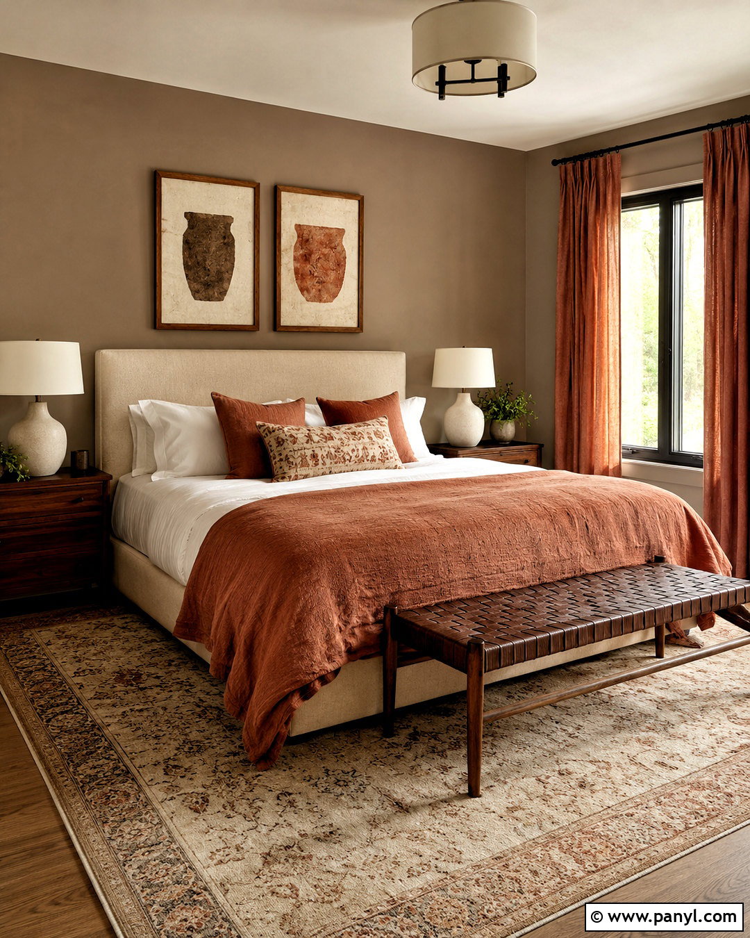 Brown Wall With Terracotta Decor - 20 brown wall decor ideas