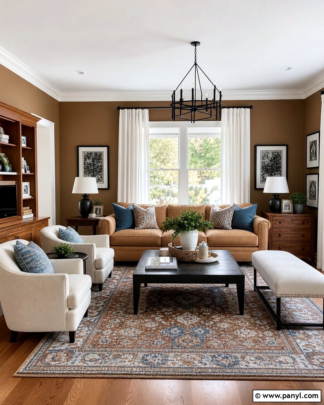 Brown Walls With White Trim - 30 brown painted walls