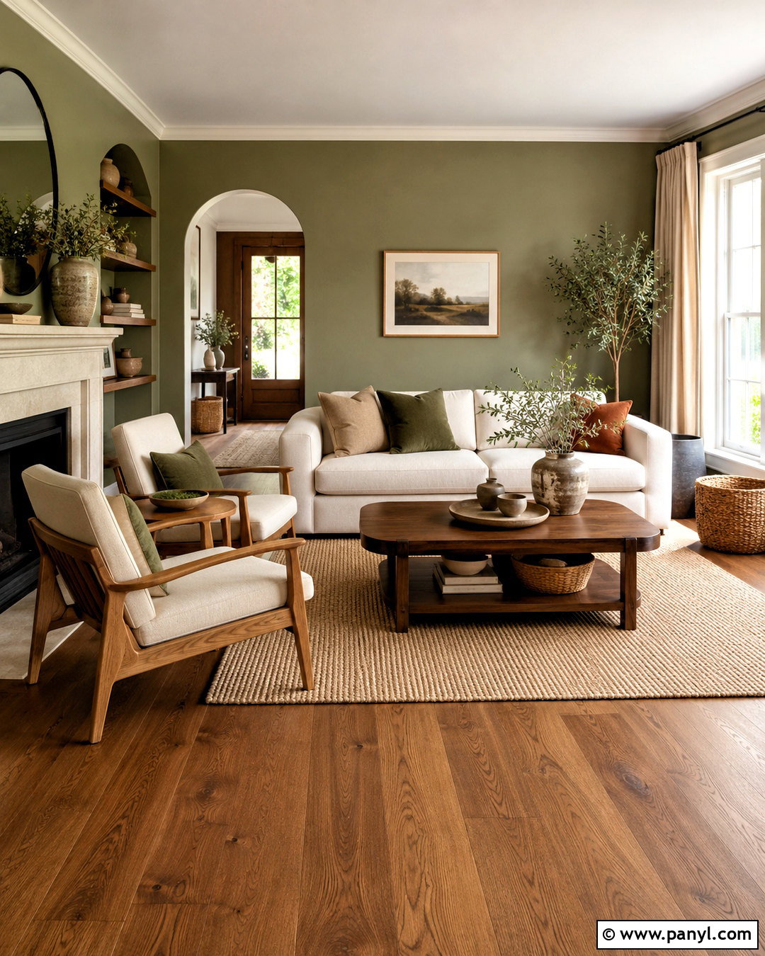 20 Brown Wooden Floor Living Room Ideas for a Cozy Update
