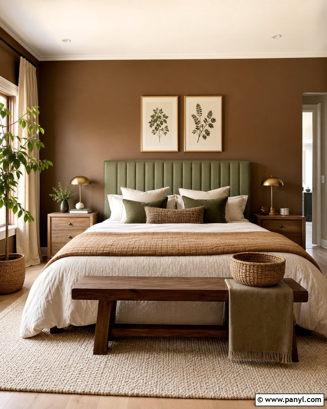 35 Brown Wall Color Ideas for Warm and Timeless Modern Rooms