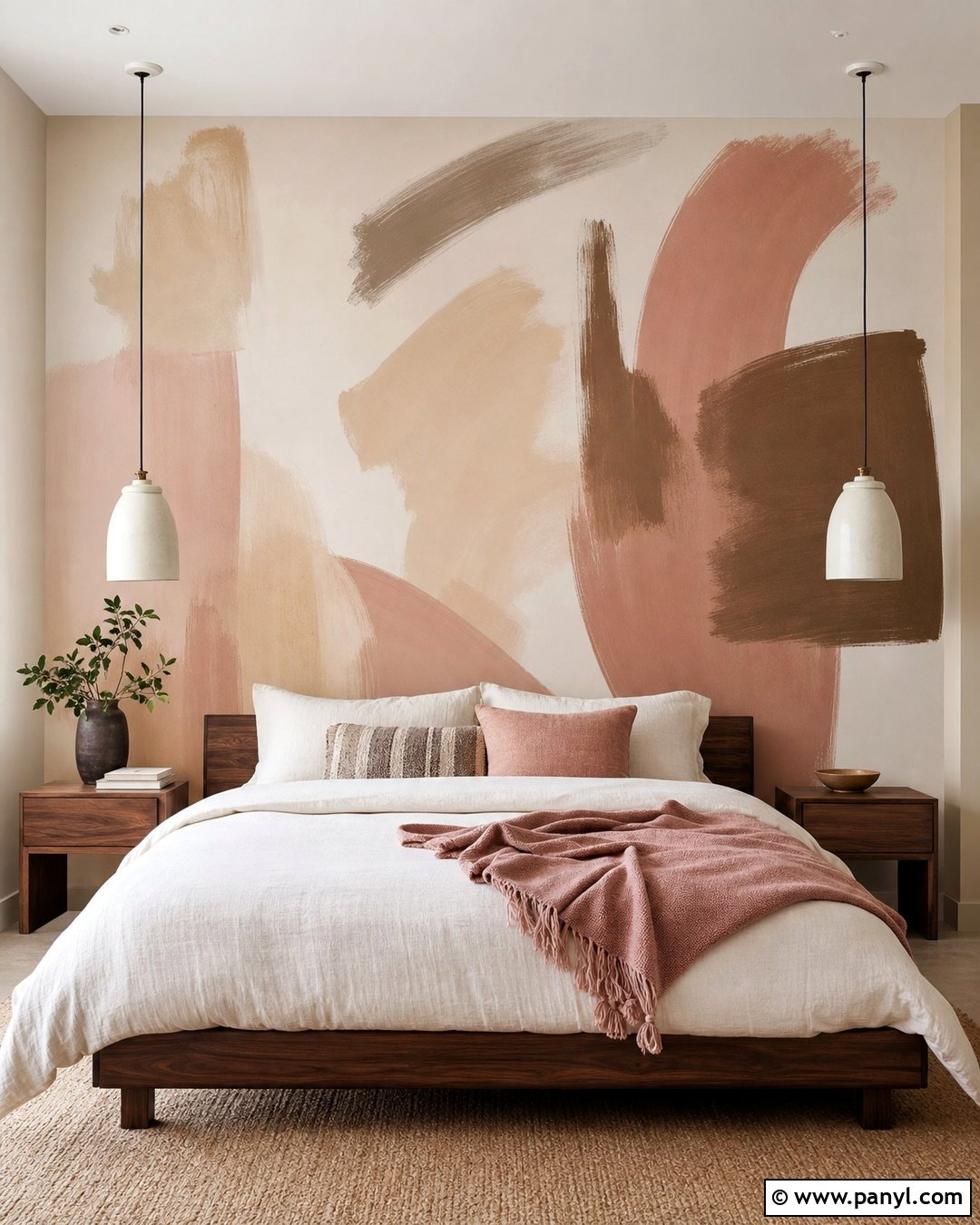 Brushstroke Wall Paint - 35 decorative wall paint ideas