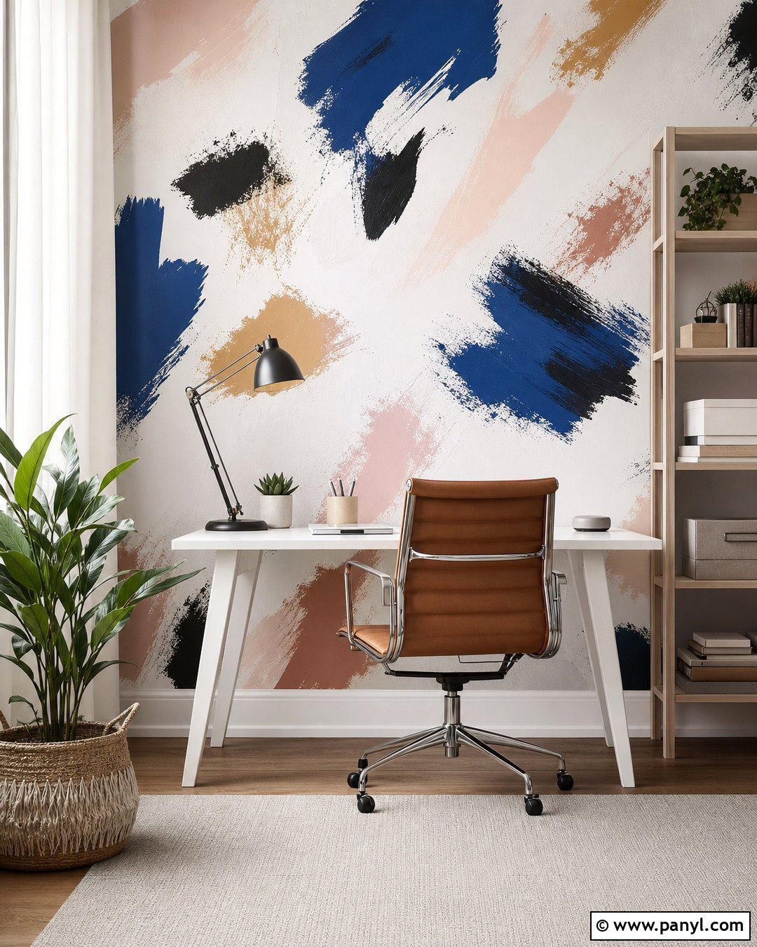 Brushstroke Wallpaper Home Office - 35 2019 Aesthetic Wallpaper ideas