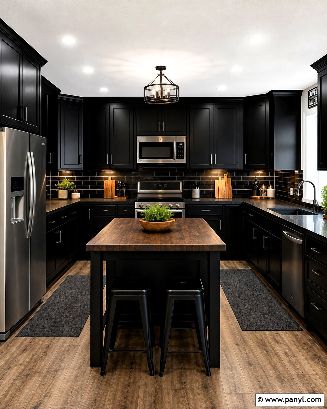 Budget All Black Kitchen - 20 all black kitchen ideas