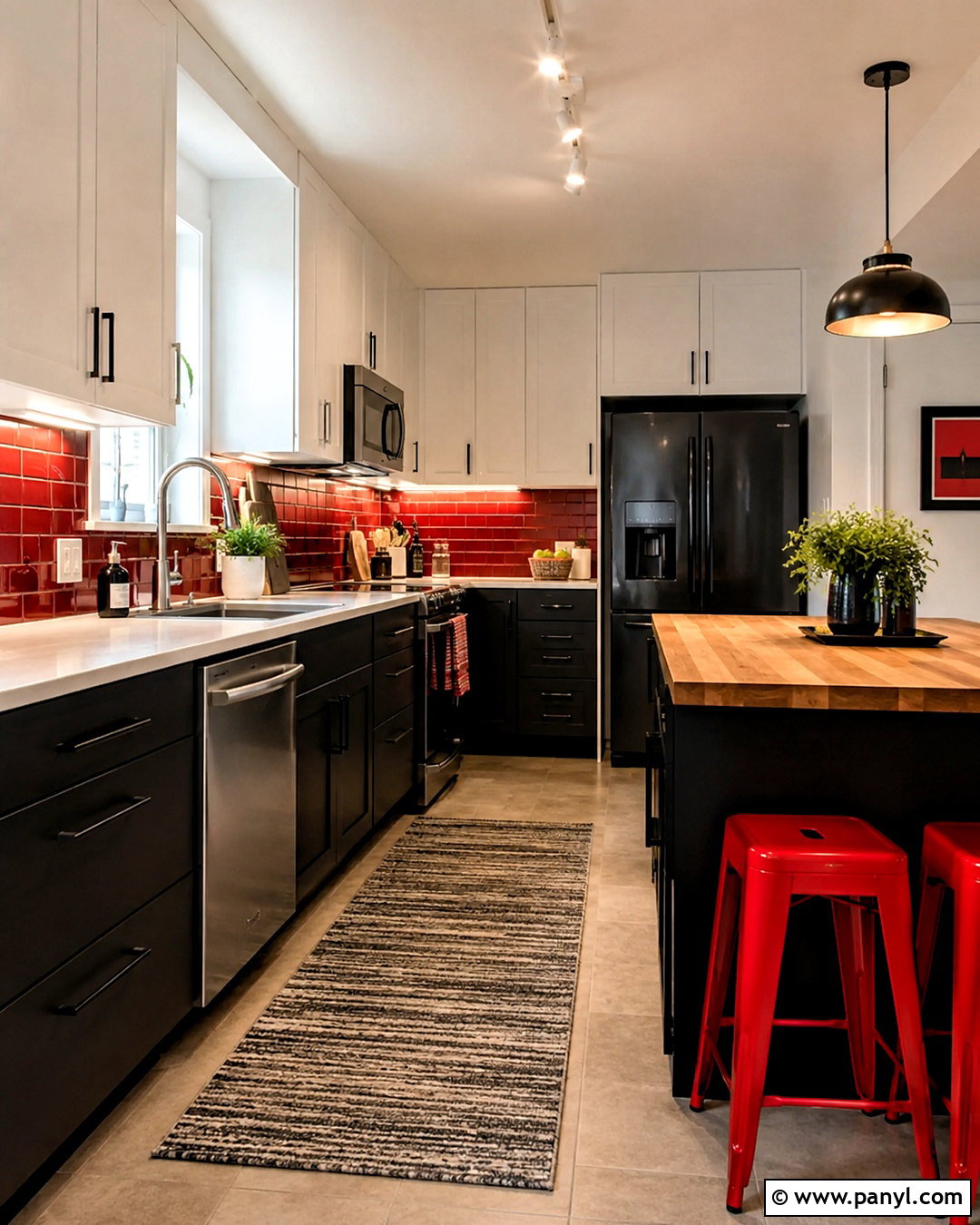 20 Black and Red Kitchen Ideas for a Bold Modern Makeover