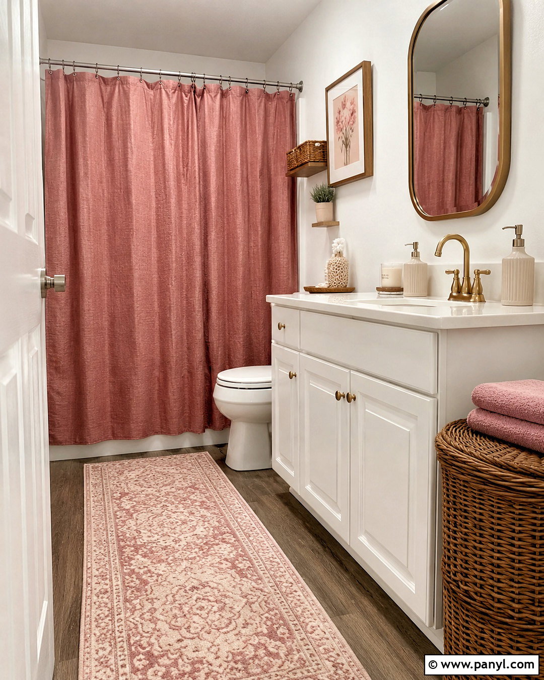 Budget Dusky Pink Bathroom Decor - 20 dusky pink bathroom ideas