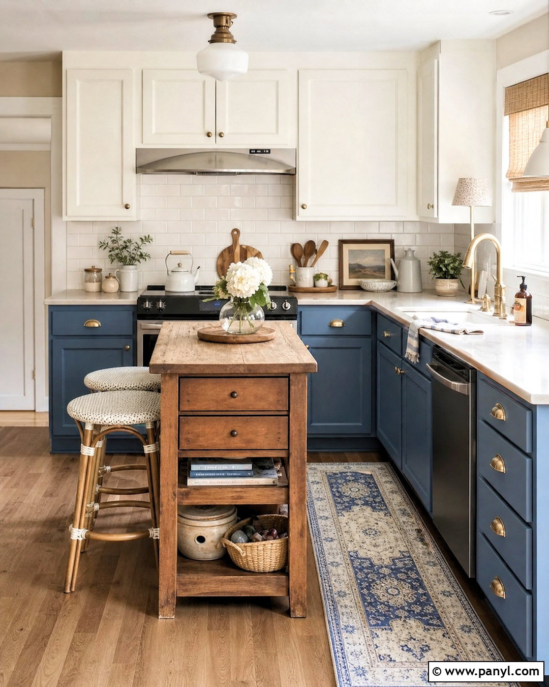 Budget French Blue Kitchen Makeover - 20 french blue kitchen ideas