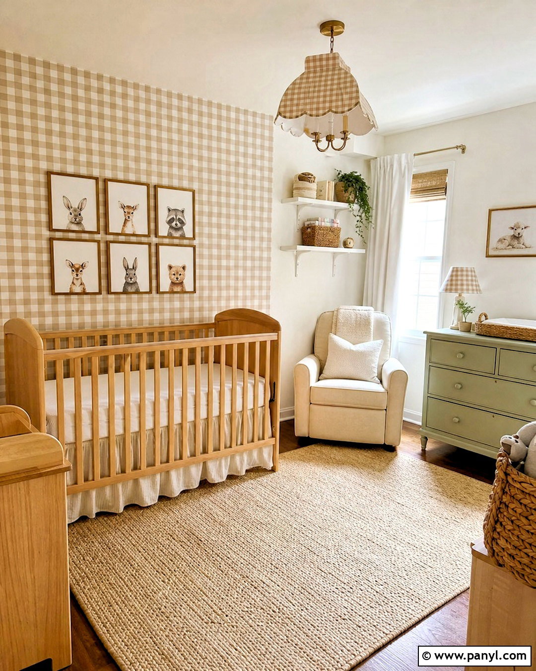 Budget Gingham Nursery - 20 gingham nursery ideas