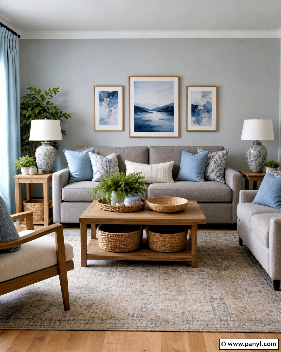 Budget Grey And Light Blue Living Room - 20 grey and light blue living room ideas