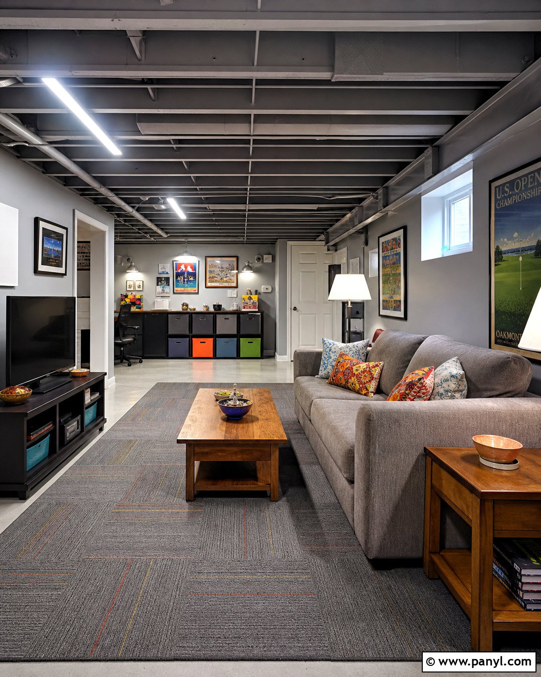 Budget Grey Basement - 20 grey basement ideas