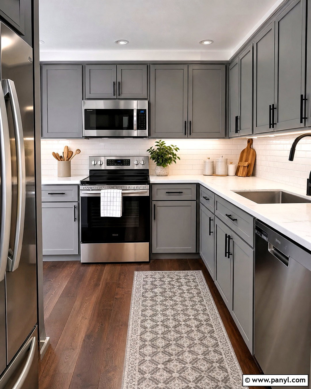 Budget Grey Kitchen Refresh - 20 grey kitchen inspiration ideas
