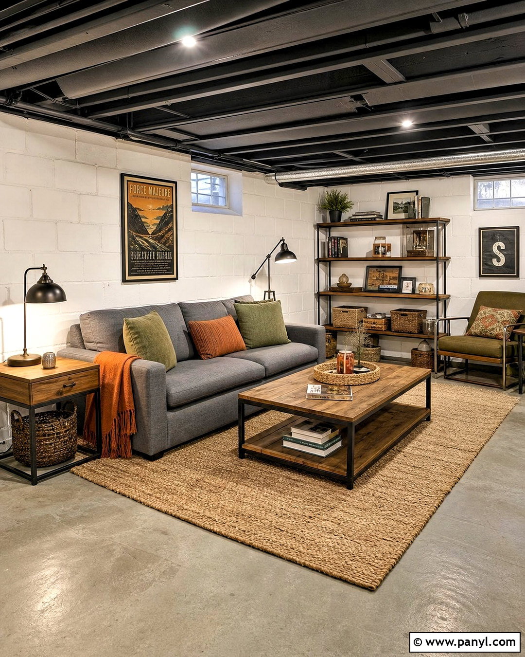 Budget Industrial Basement - 20 industrial basement ideas