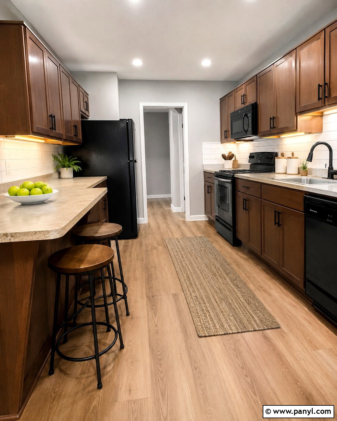 Budget Kitchen With Light Grey Walls And Brown Cabinets - 20 Light Grey Kitchen Walls Brown Cabinets
