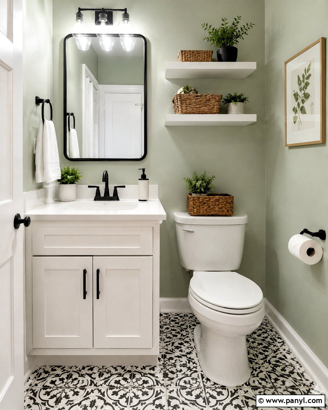 Budget Little Toilet Makeover - 20 little toilet ideas