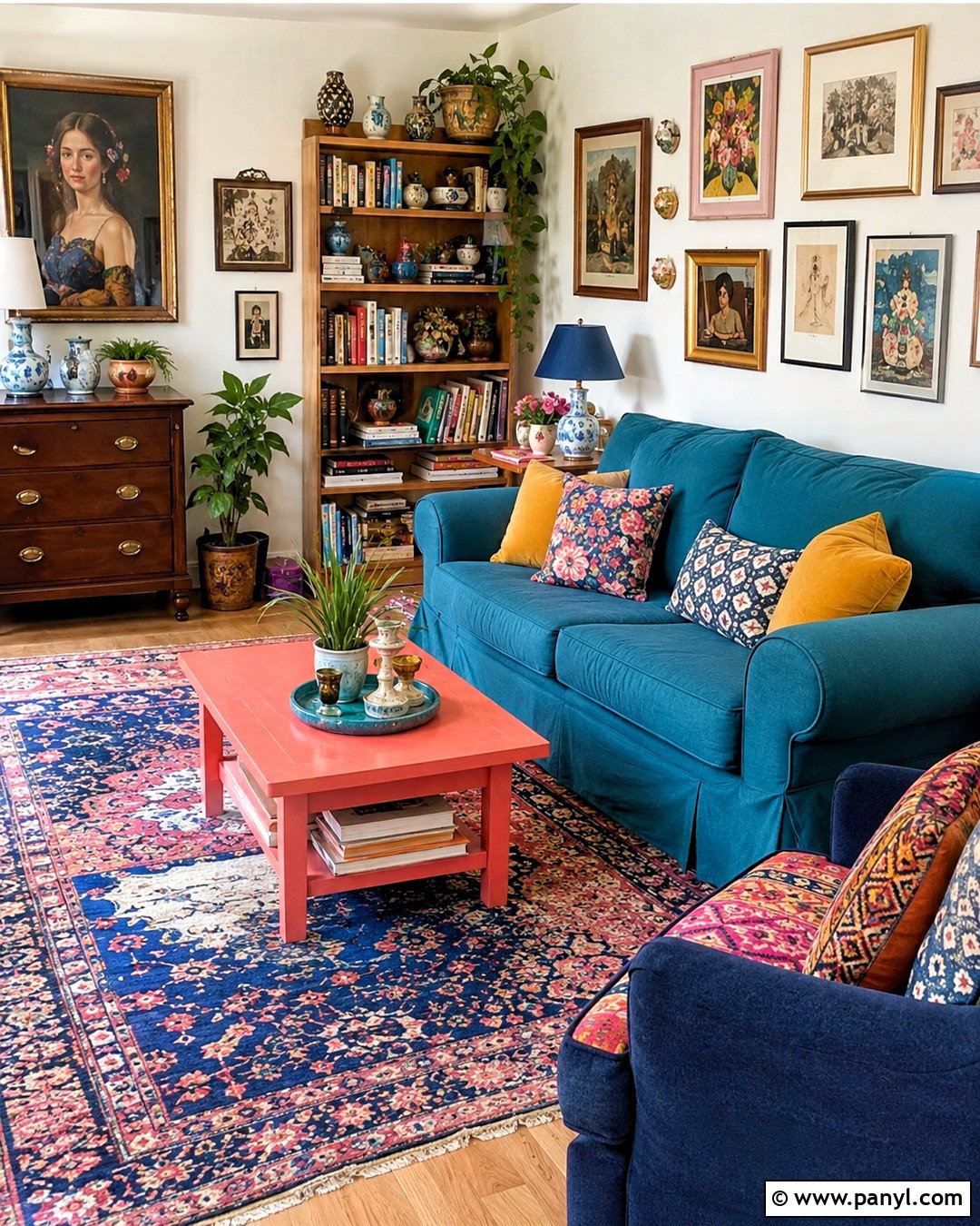 Budget Maximalist Living Room - 20 maximalist decor ideas