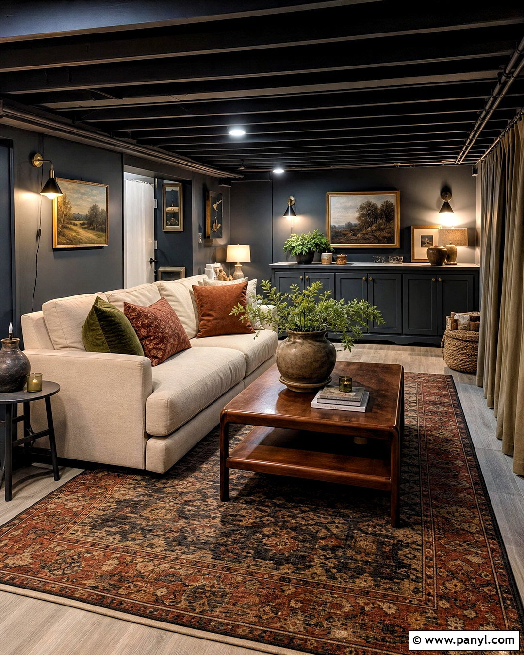 Budget Moody Basement Makeover - 20 moody basement ideas