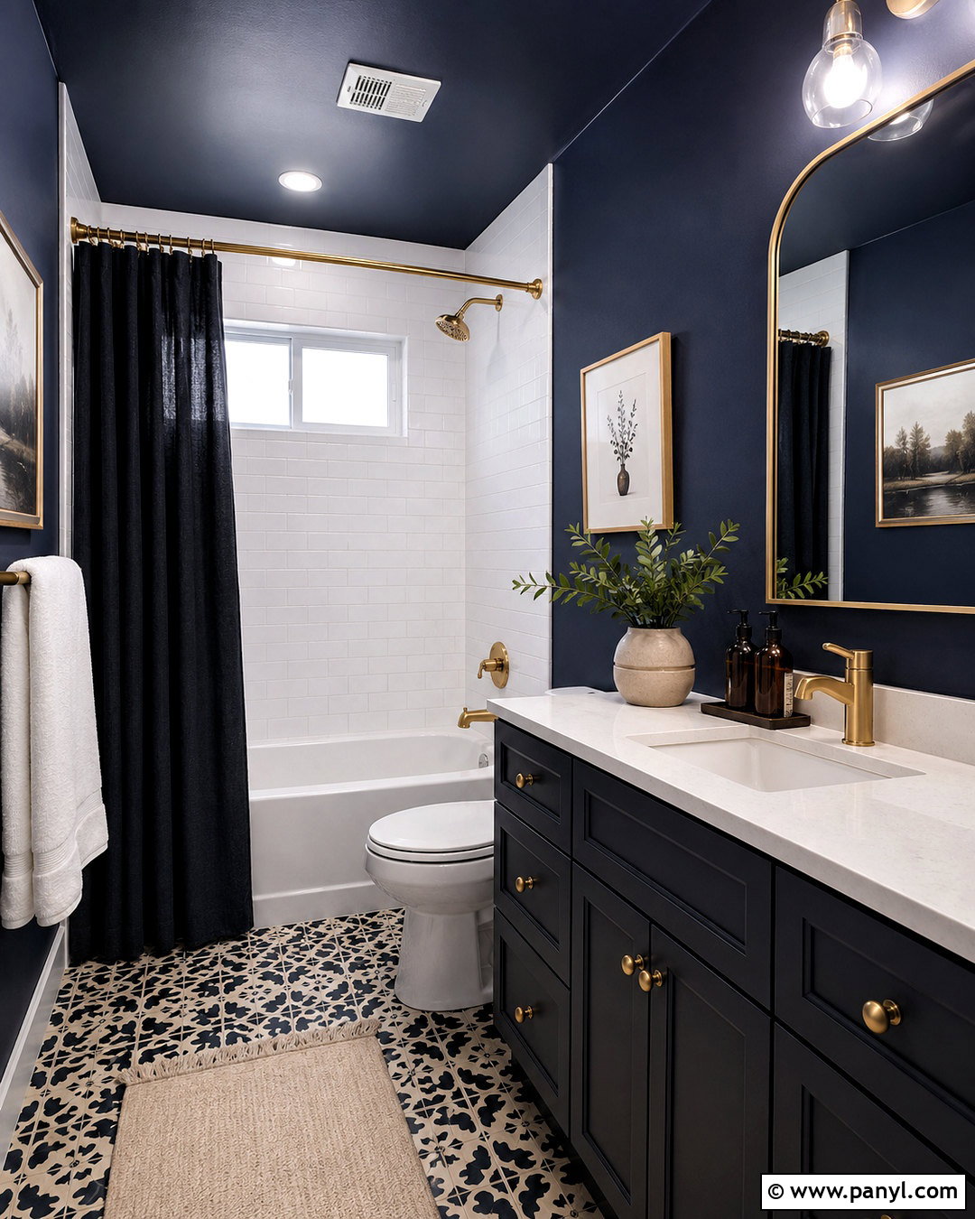 Budget Moody Bathroom - 20 moody bathroom design ideas