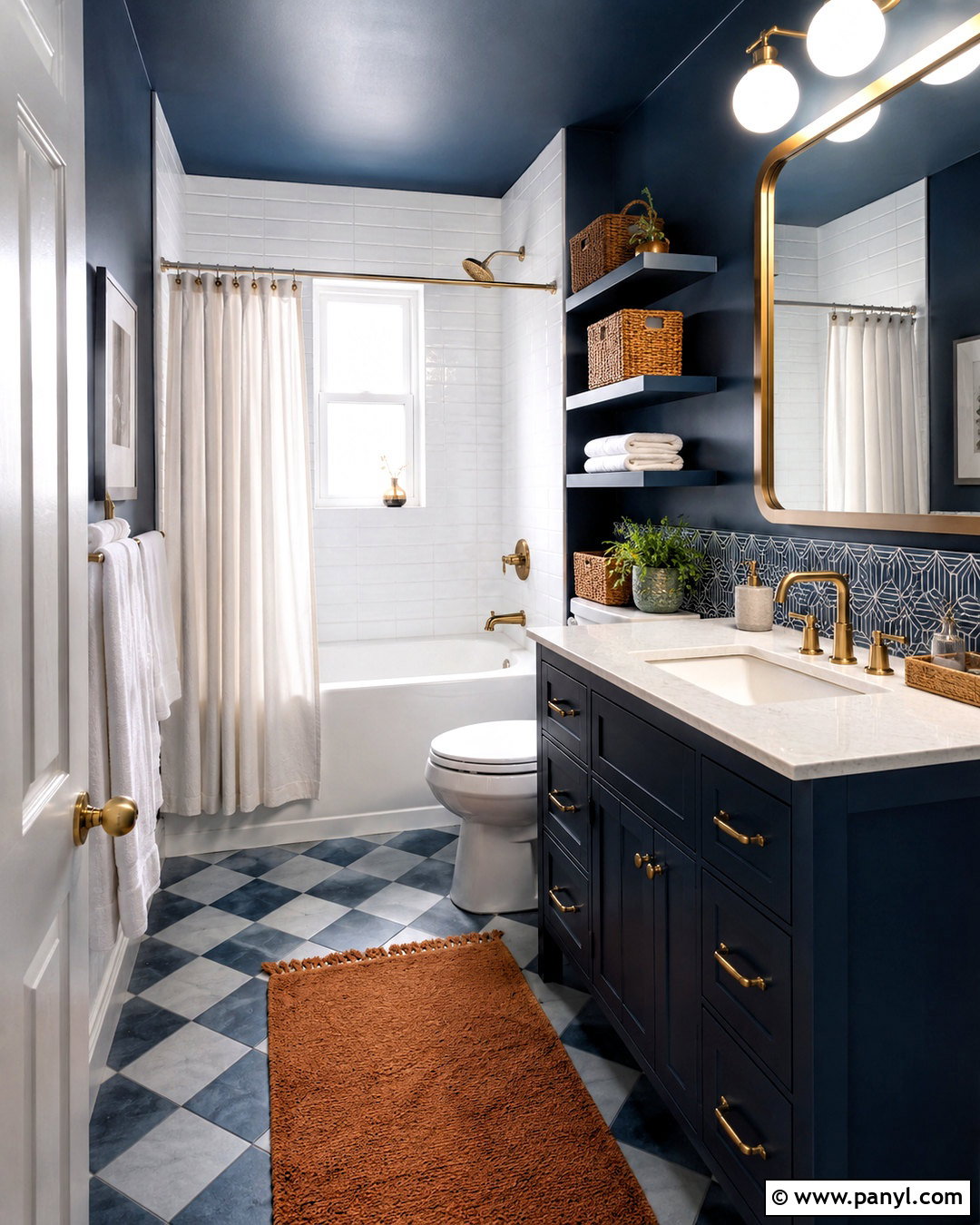 20 Moody Blue Bathroom Ideas for a Serene, Spa-Like Escape
