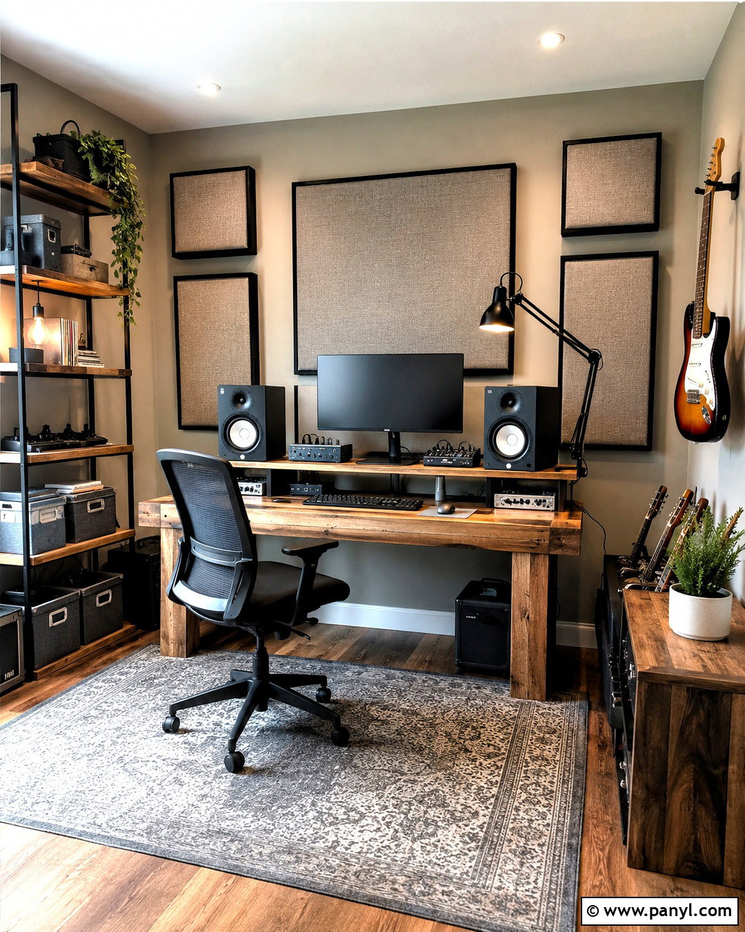 Budget Music Studio - 20 music studio decor interior design ideas