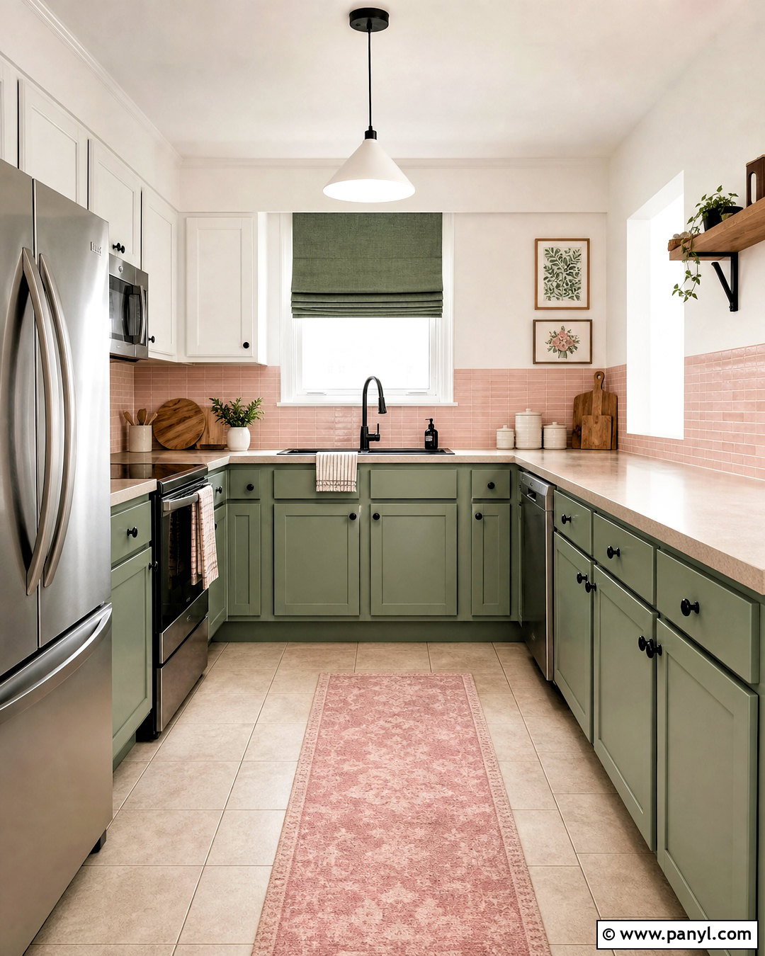 Budget Pink And Green Kitchen Makeover - 20 pink and green kitchen ideas