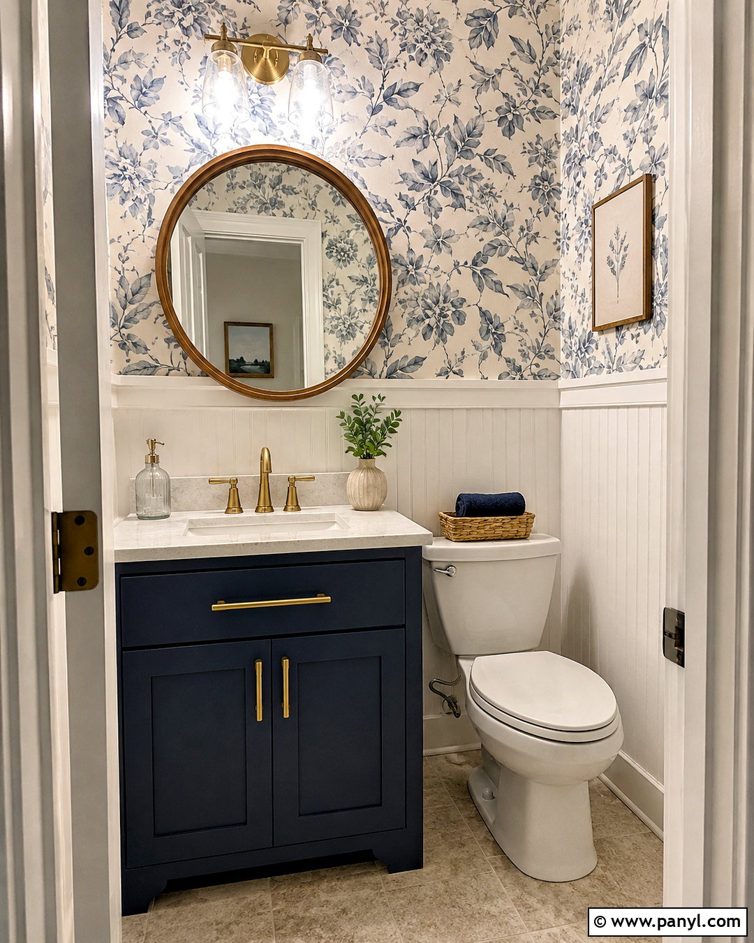 Budget Powder Room Makeover - 20 powder room inspiration ideas