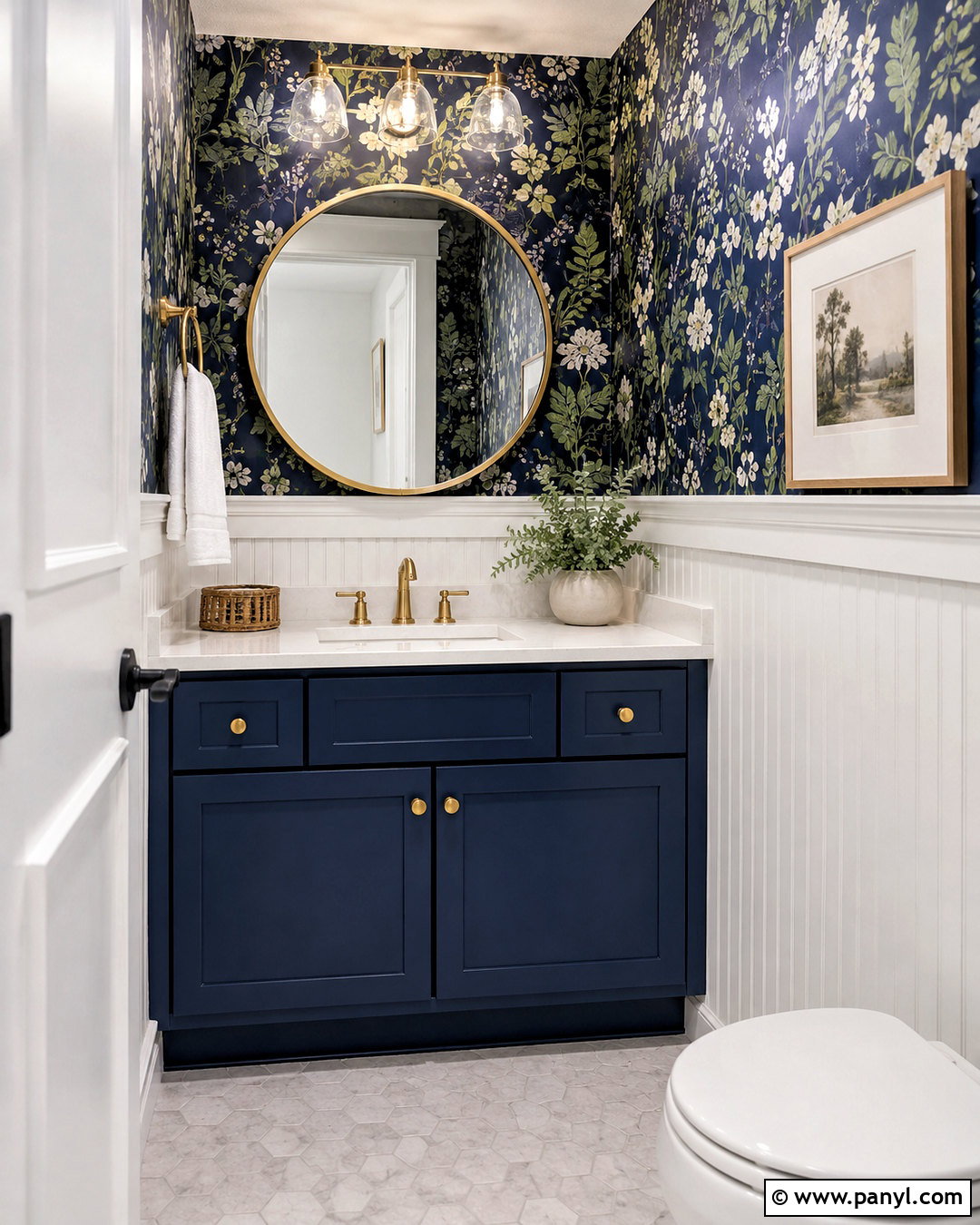 Budget Powder Room Makeover - 20 powder room bathroom ideas