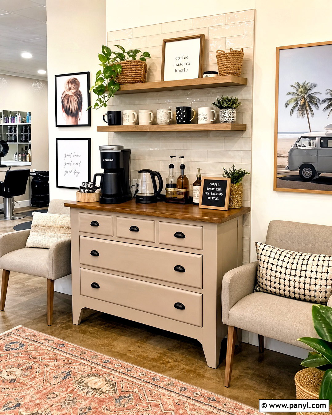 Budget Salon Coffee Bar - 20 salon coffee bar ideas