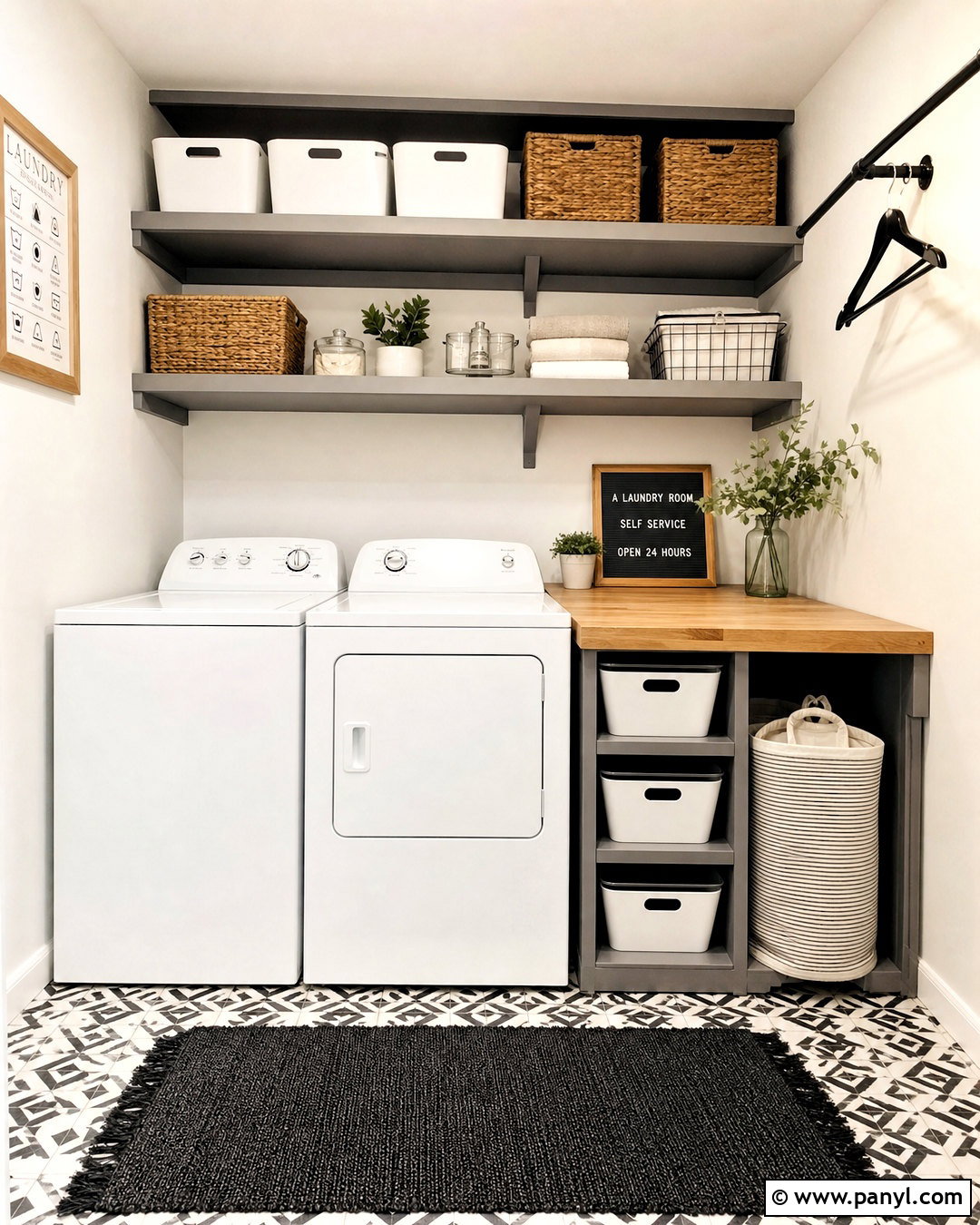 Budget Small Laundry Room With Open Shelves - 20 laundry room ideas small space ideas