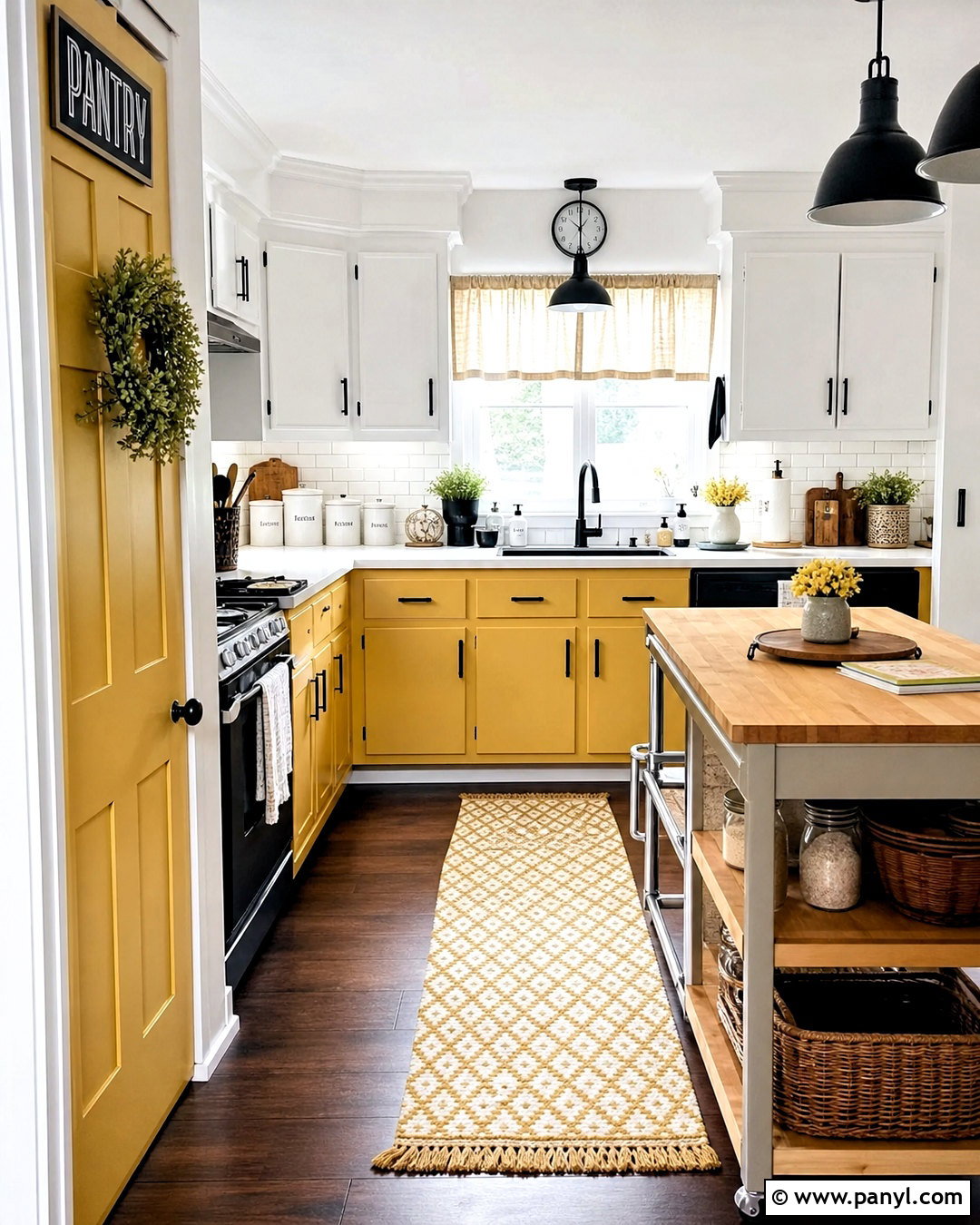 Budget Yellow Kitchen Makeover - 20 yellow for kitchen ideas