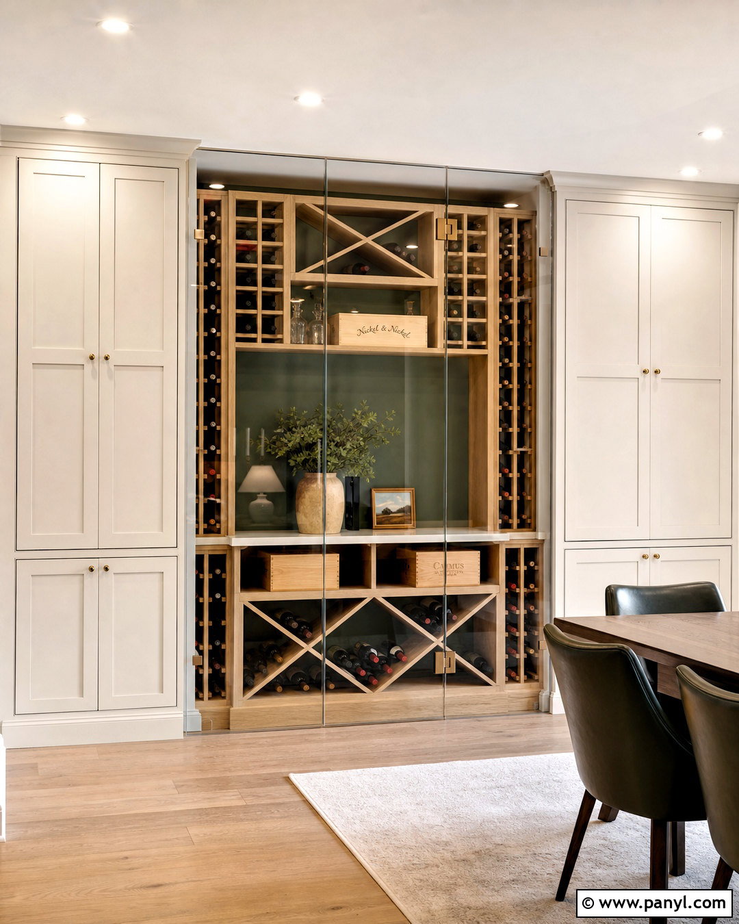 Built In Cabinet Glass Wine Cellar Wall - 20 small glass wine cellar wall ideas