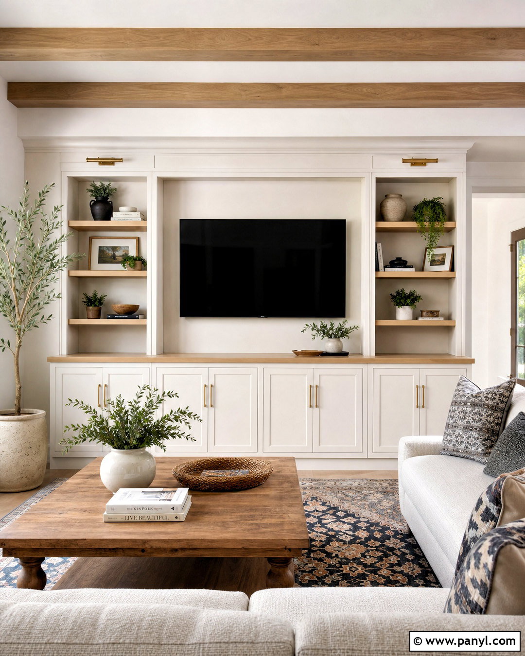 Built-In Family Room TV Wall - 20 family room tv wall ideas