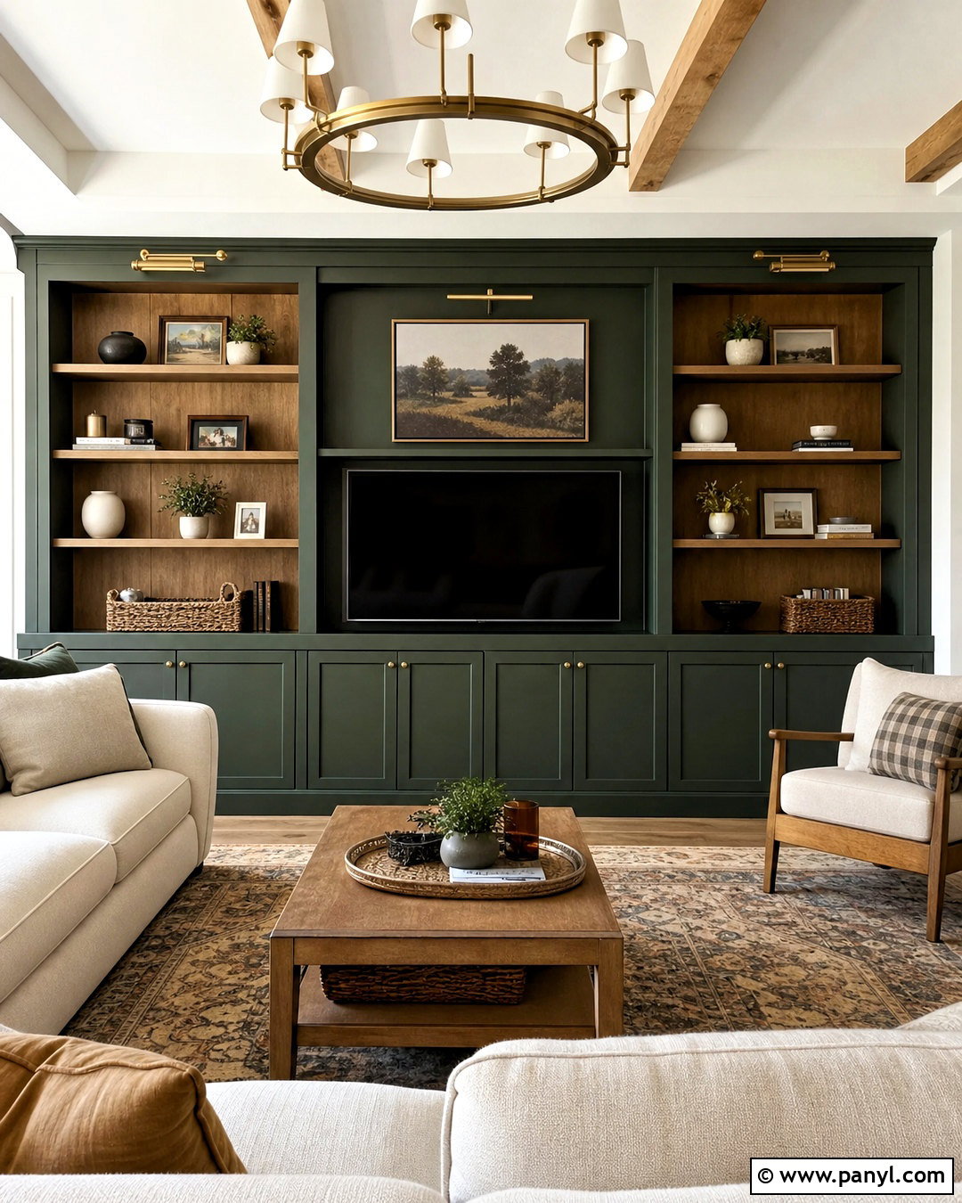 Built In Shelf Accent Wall - 20 simple accent wall ideas