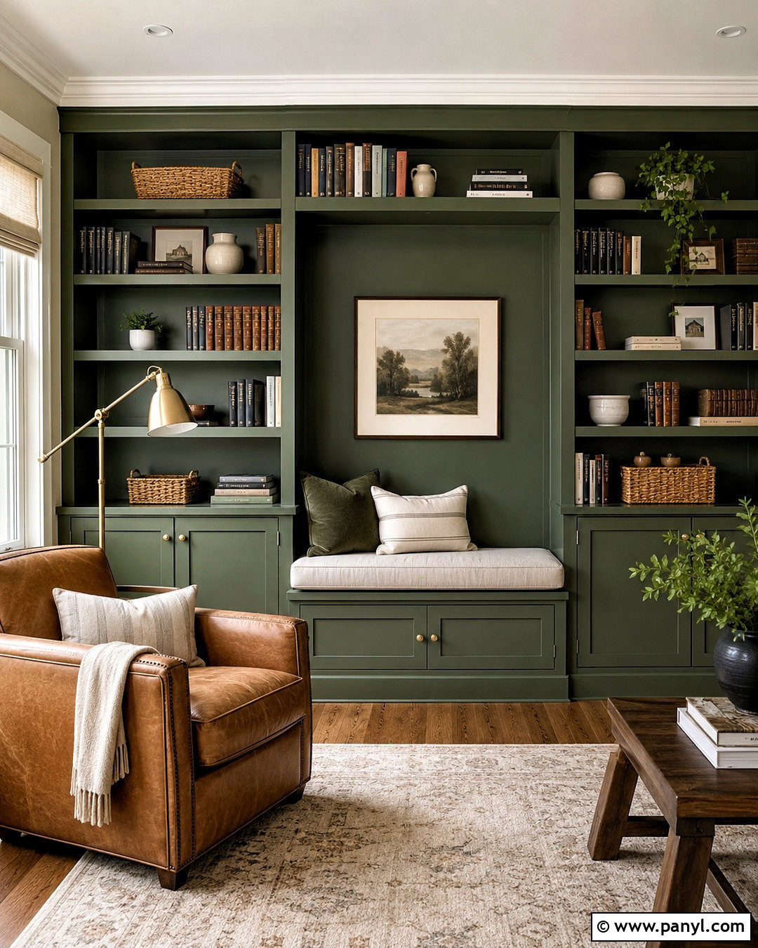 Built In Shelf Accent Wall - 20 diy accent wall ideas