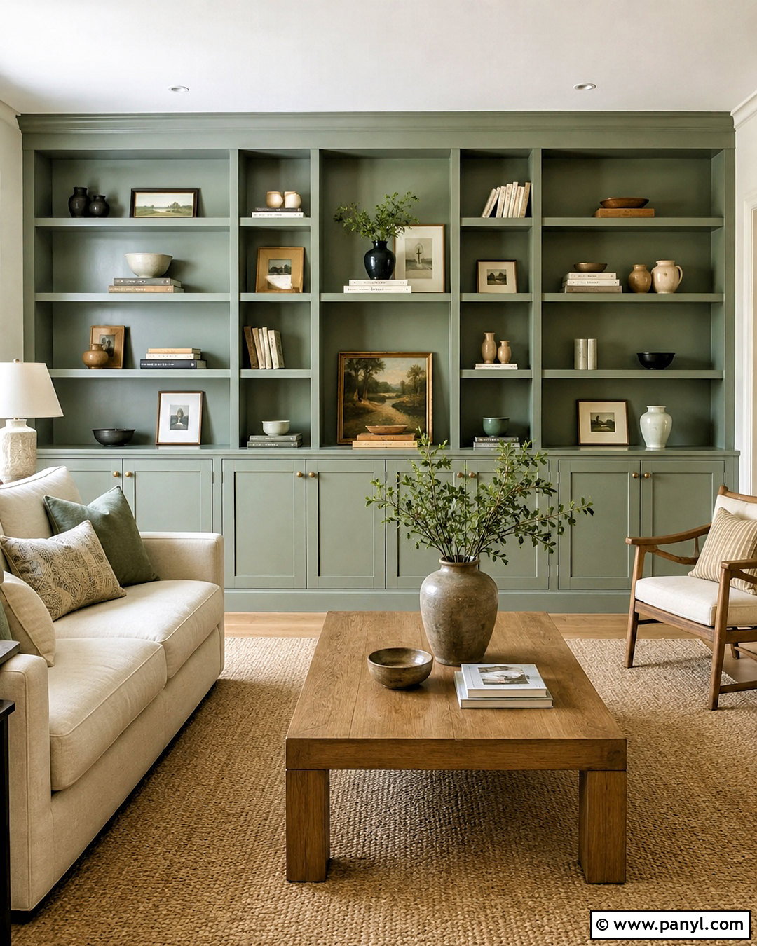 Built-In Shelf Wall - 20 minimal wall ideas