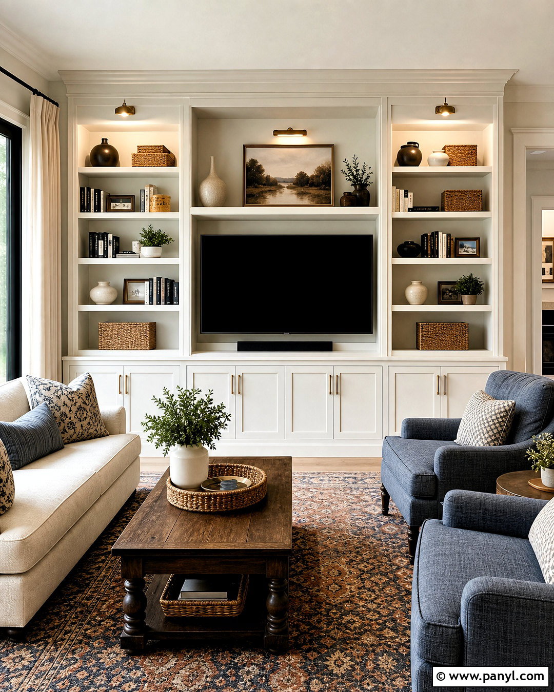 Built-In TV Wall - 20 tv wall decor ideas