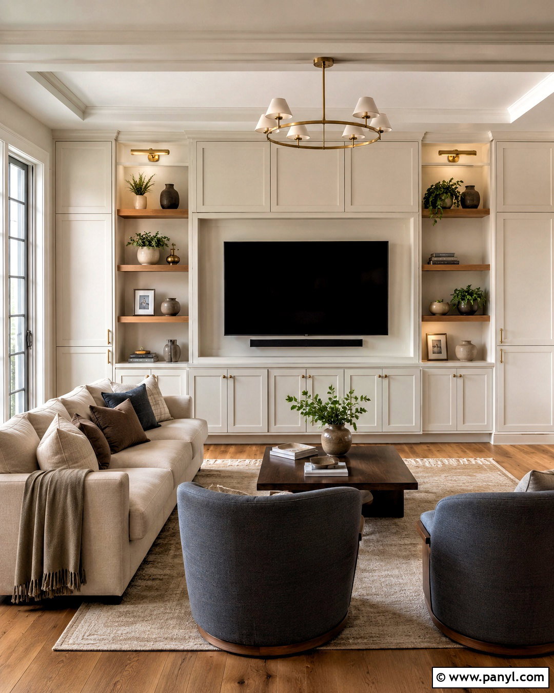 Built-In Television Wall - 20 living room television wall ideas