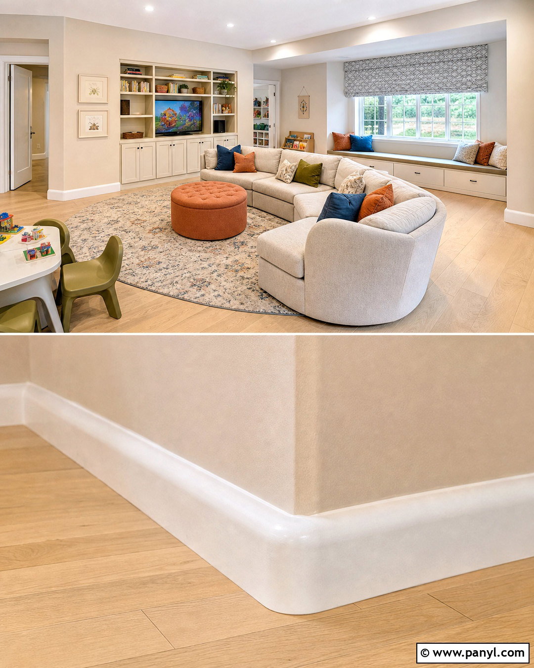 Bullnose Baseboard Trim - 20 baseboard trim styles