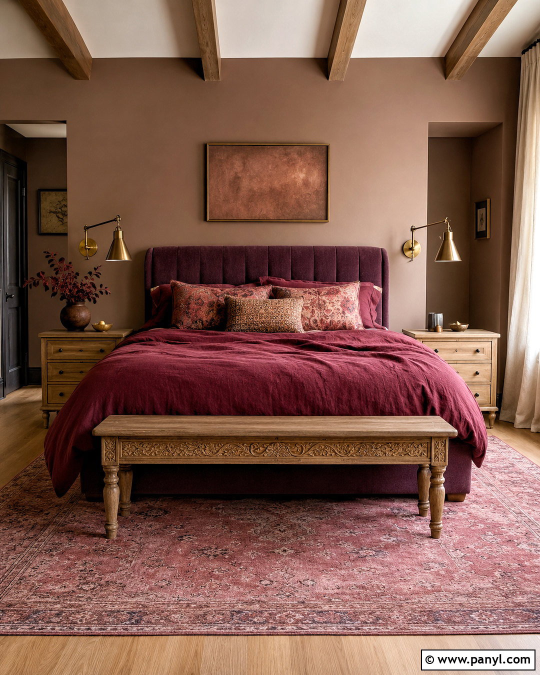 Burgundy And Plum Boho Color Palette - 20 boho colour palette ideas
