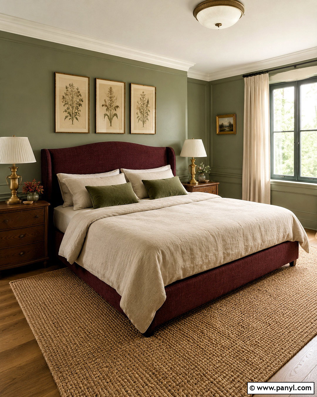 Burgundy And Sage Green Bedroom - 20 burgundy room ideas bedrooms
