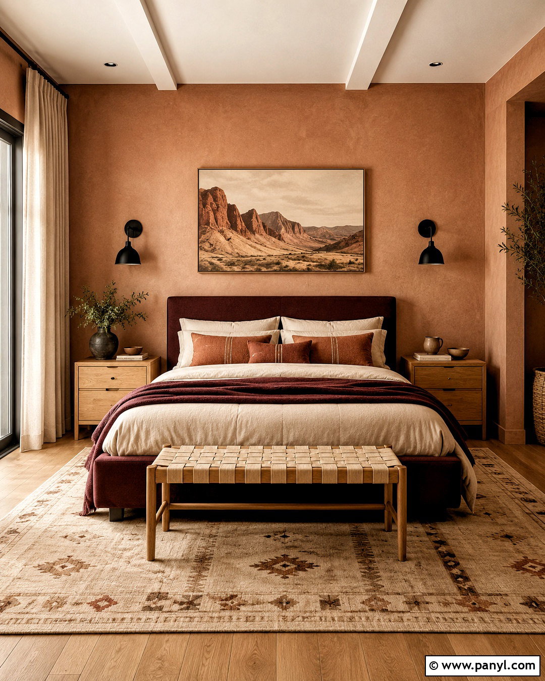Burgundy And Terracotta Bedroom - 20 burgundy room ideas bedrooms