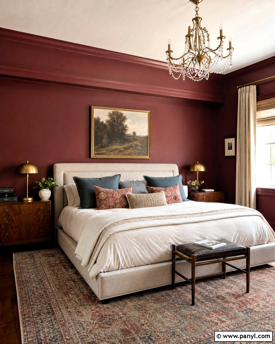 Burgundy Bedroom Paint - 20 warm paint colors for bedroom ideas