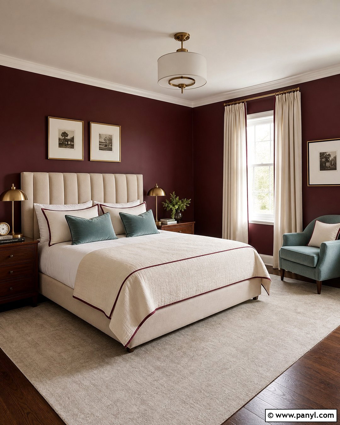 Burgundy Bedroom Walls - 30 room wall color ideas bedrooms