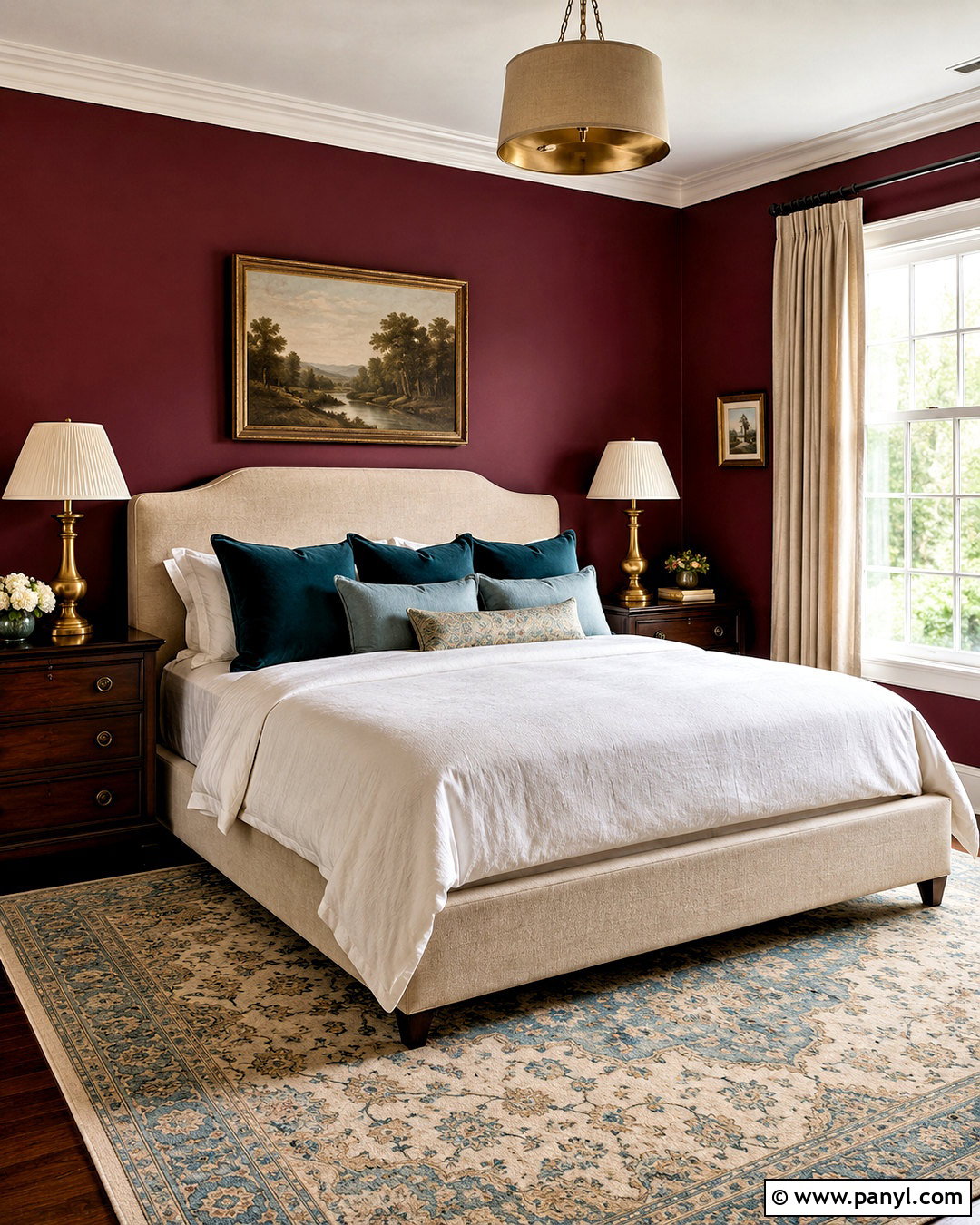 Burgundy Bedroom Walls - 35 Wall Color Ideas Bedroom Paint Ideas