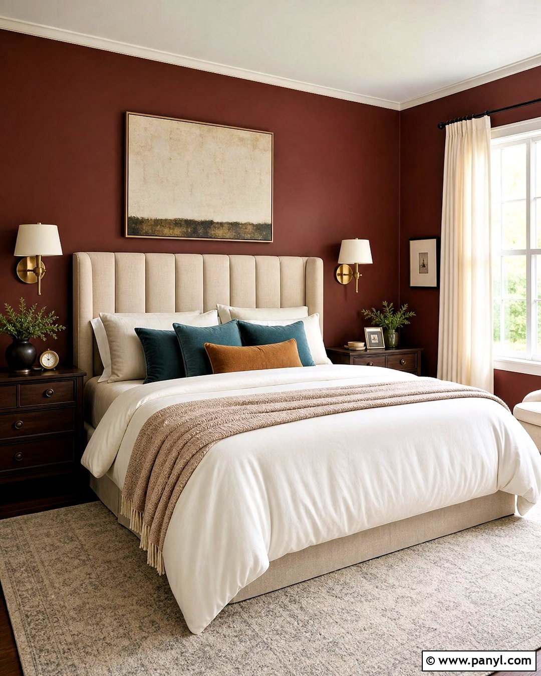 Burgundy Bedroom Walls - 20 aesthetic wall colors bedroom ideas